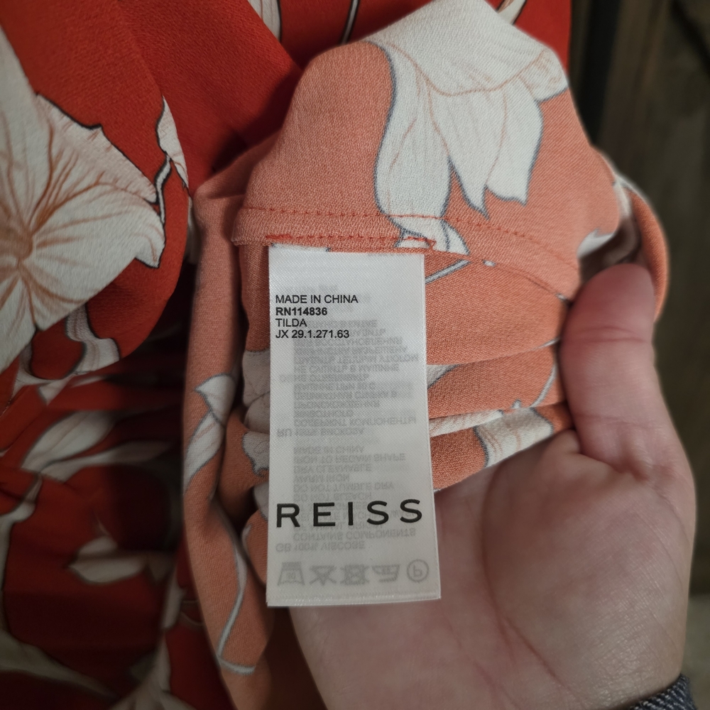 Reiss Tilda Scarlet Floral Dress - Picture 4 of 4